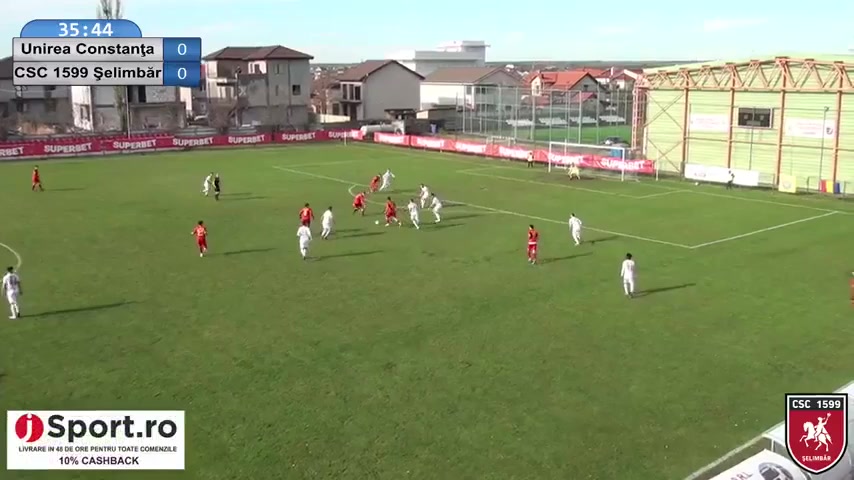 ROM D2 Unirea Constanta Vs ACS Viitorul Selimbar Chiritoiu Goal in 35 min, Score 1:0