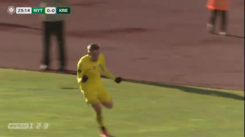 UKR D2 Nyva Ternopil Vs Kremin Kremenchuk Riznyk Goal in 24 min, Score 1:0