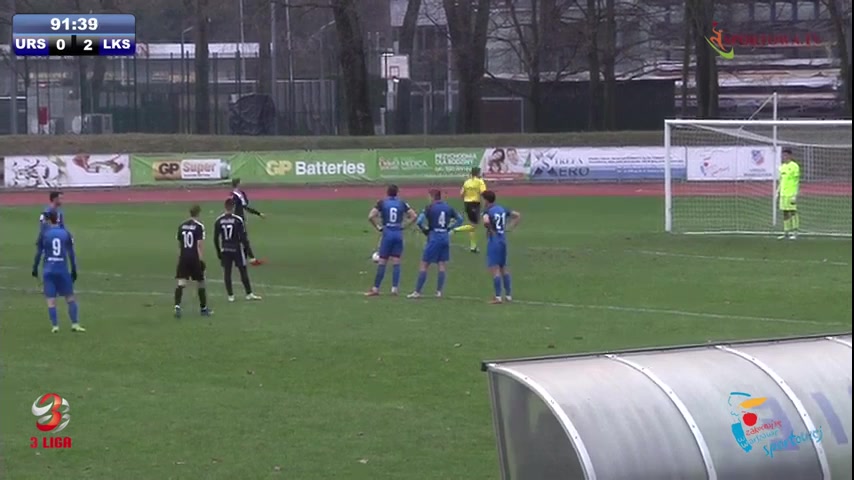 IV liga Ursus Warszawa Vs LKS Lodz II  Goal in 93 min, Score 0:3