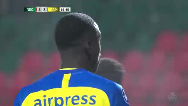 HOL D1 NEC Nijmegen Vs SC Cambuur Alex Bangura Goal in 65 min, Score 2:3