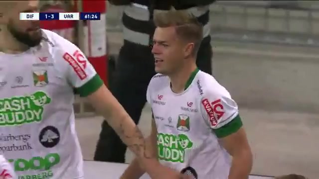 SWE D1 Djurgardens Vs Varbergs BoIS FC 61 phút Albin WinboVào, ghi bàn 1:3