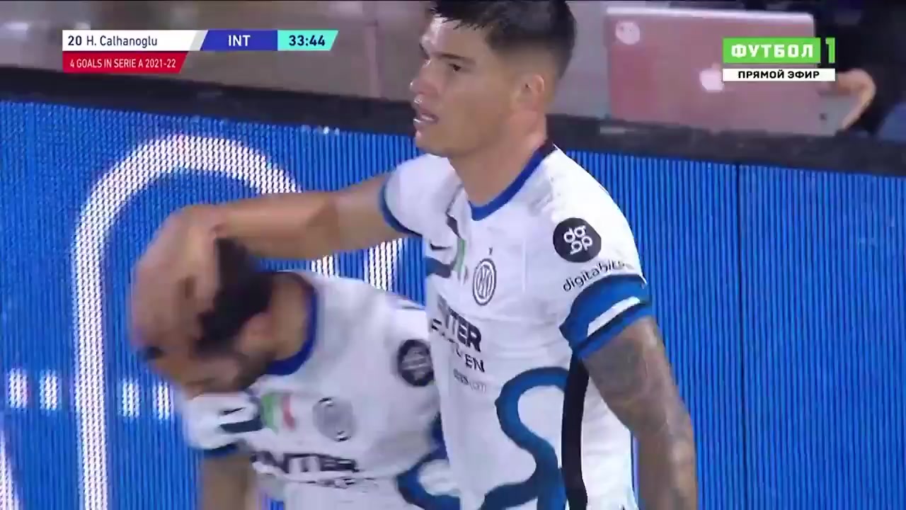 Serie A Venezia Vs Inter Milan 32 phút Hakan CalhanogluVào, ghi bàn 0:1