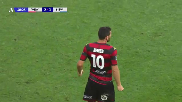 AUS D1 Western Sydney Vs Newcastle Jets 48 phút Tomer HemedVào, ghi bàn 2:1