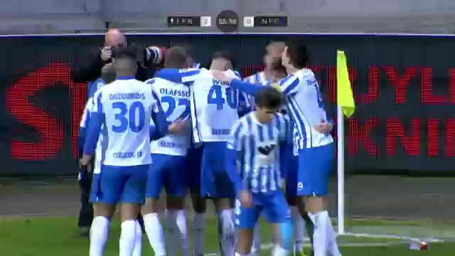 DEN D1 Esbjerg Vs Nykobing FC Montano Goal in 55 min, Score 3:0