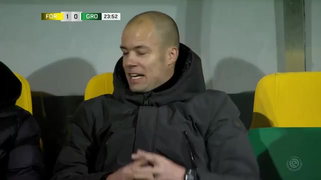 HOL D1 Fortuna Sittard Vs Groningen 23 phút Mats SeuntjensVào, ghi bàn 1:0