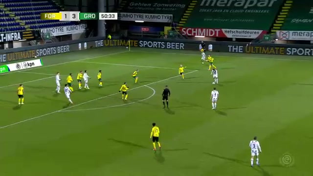 HOL D1 Fortuna Sittard Vs Groningen 51 ทำประตู Daleho Irandust ประตู, ทำคะแนน 1:3