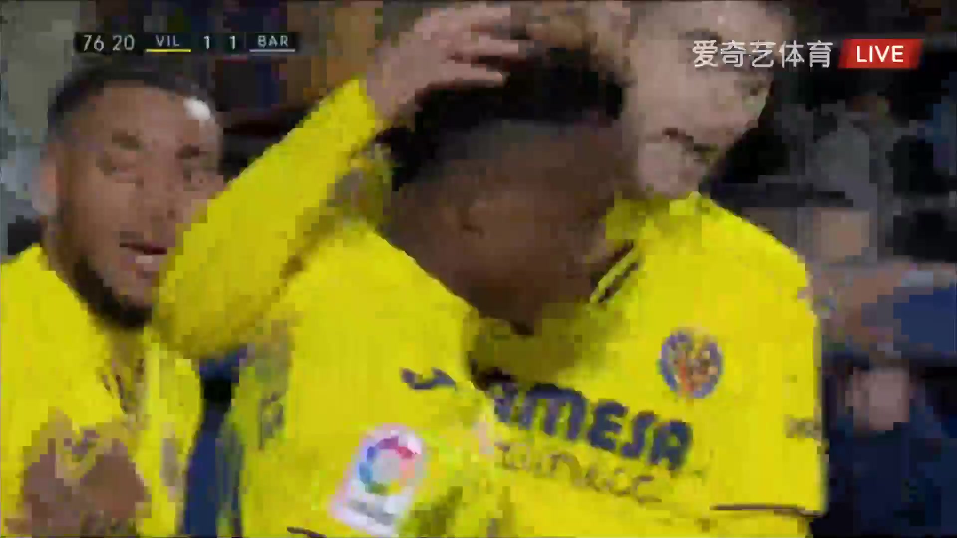 Laliga1 Villarreal Vs FC Barcelona 76 ทำประตู  ประตู, ทำคะแนน 1:1