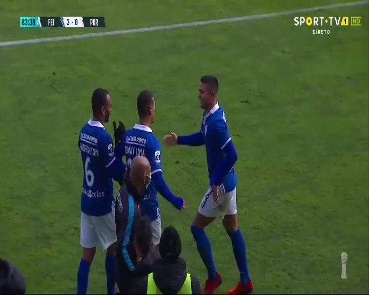 POR D2 Feirense Vs Porto B Teles Goal in 83 min, Score 3:0