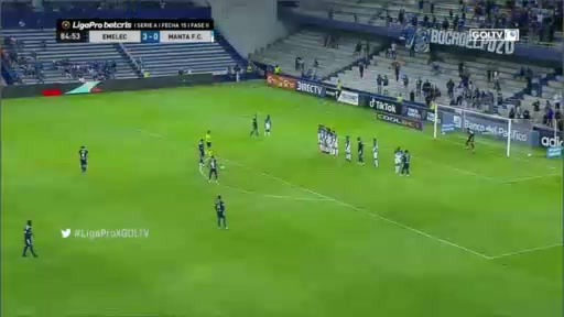 596 Club Sport Emelec Vs Manta FC 86 skor gol Angel Fernando Gracia Toral, skor 4:0