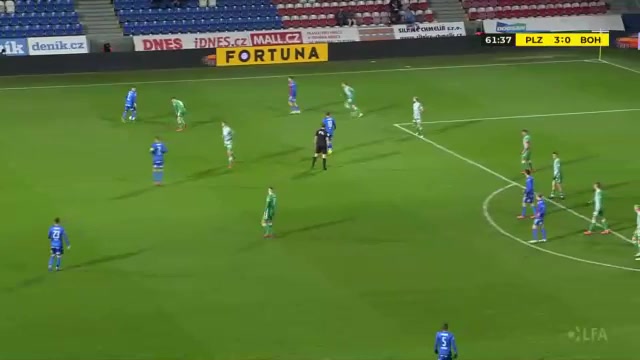 CZE D1 FC Viktoria Plzen Vs Bohemians 1905 62 phút Pavel BuchaVào, ghi bàn 4:0