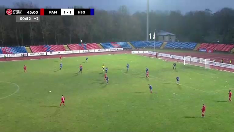 LIT D1 FK Panevezys Vs Hegelmann Litauen 45+ ทำประตู  ประตู, ทำคะแนน 2:1