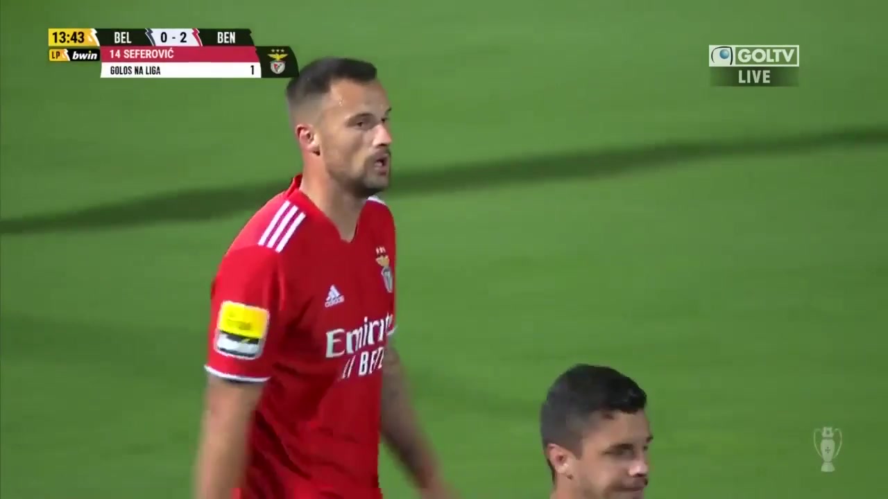 POR D1 Belenenses Vs Benfica Haris Seferovic Goal in 15 min, Score 0:2