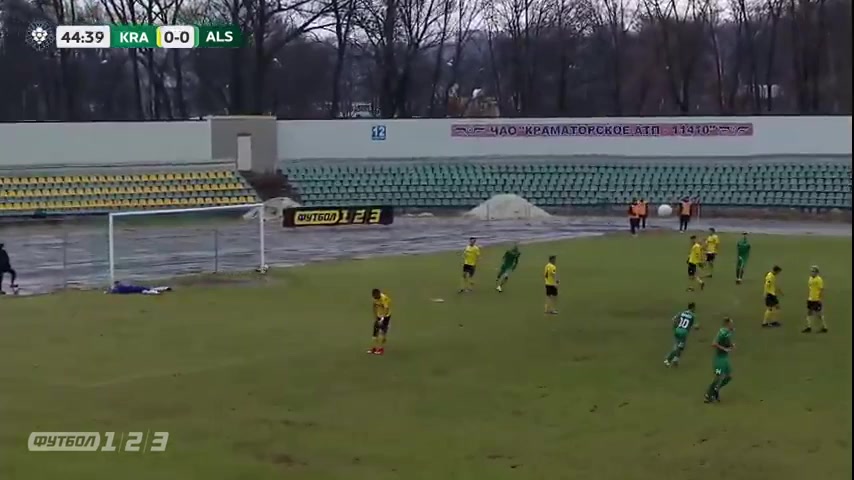 UKR D2 FK Avanhard Kramatorsk Vs Alians Lypova Dolyna Sharay Goal in 45 min, Score 0:1