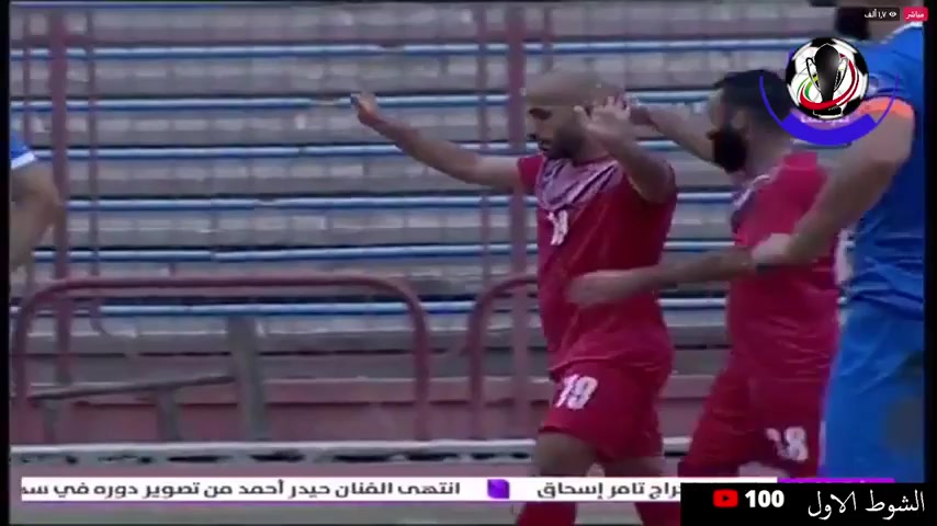 Syrian Cup Hutteen FC Vs Al-Mohafza  Goal in 56 min, Score 1:2