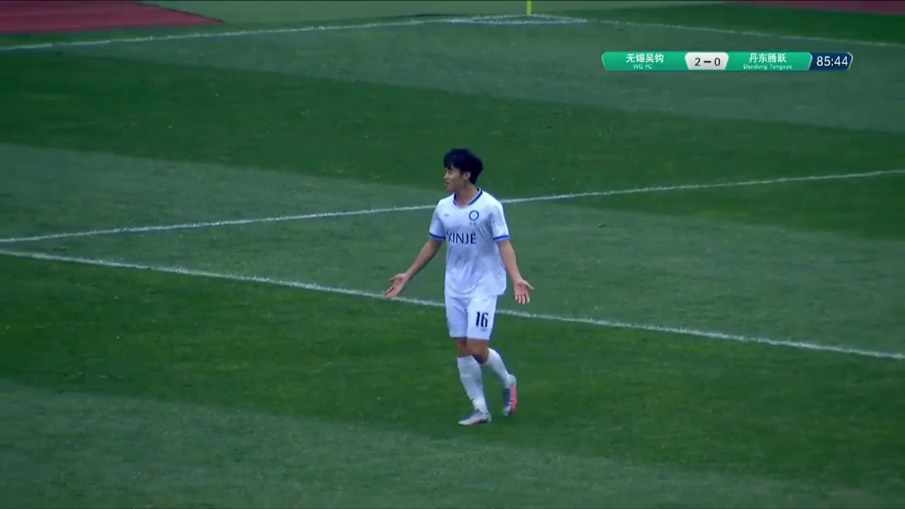 CHA D2 Wuxi Wugou Vs Dantong Tengyue Xu Chunqing Goal in 85 min, Score 3:0