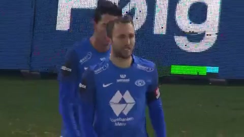 NOR D1 Brann Vs Molde 61 ทำประตู Magnus Wolff Eikrem ประตู, ทำคะแนน 0:1