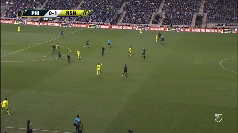 MLS Philadelphia Union Vs Nashville 38 ทำประตู Hany Mukhtar ประตู, ทำคะแนน 0:1