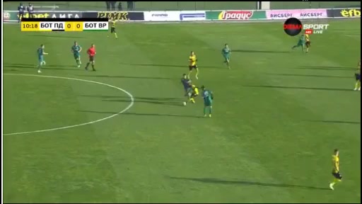 BUL D1 Botev Plovdiv Vs Botev Vratsa José Marcos Costa Martins Goal in 11 min, Score 1:0