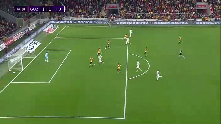 TUR D1 Goztepe Vs Fenerbahce 47 phút Serdar DursunVào, ghi bàn 1:1