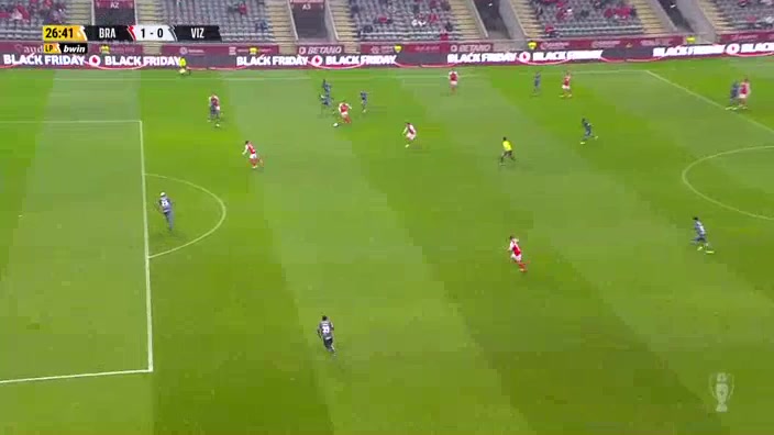 POR D1 Sporting Braga Vs Vizela 26 phút Ricardo Jorge Luz HortaVào, ghi bàn 1:0