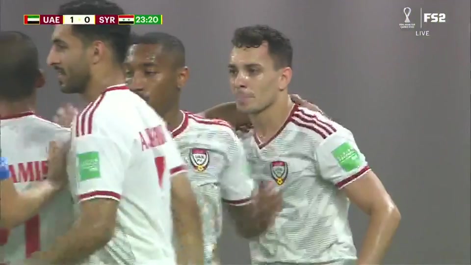 ARAB CUP United Arab Emirates Vs Syrian 22 ทำประตู Caio Canedo Correia ประตู, ทำคะแนน 1:0