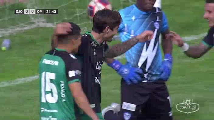 BO L1 San Jose Vs Oriente Petrolero Francisco Rodríguez Goal in 25 min, Score 0:1