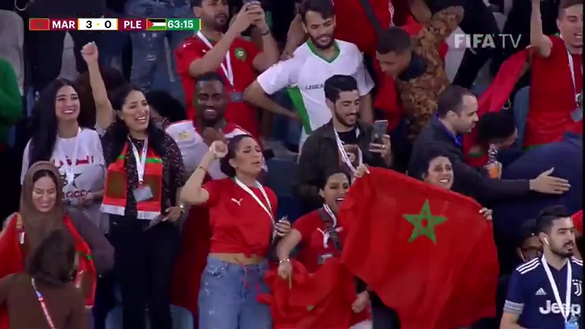 ARAB CUP Morocco Vs Palestine 63 ทำประตู  ประตู, ทำคะแนน 3:0