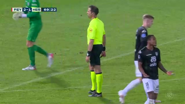 HOL D1 Feyenoord Vs Heracles Almelo Luis Sinisterra Goal in 69 min, Score 2:1