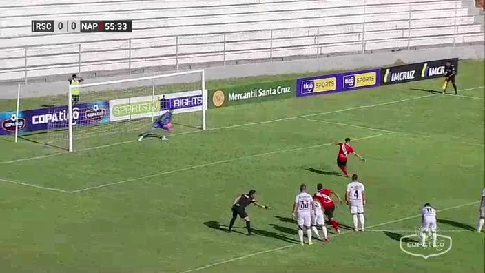 BO L1 Real Santa Cruz Vs Nacional Potosi Cristian Dario Alvarez Goal in 57 min, Score 0:1