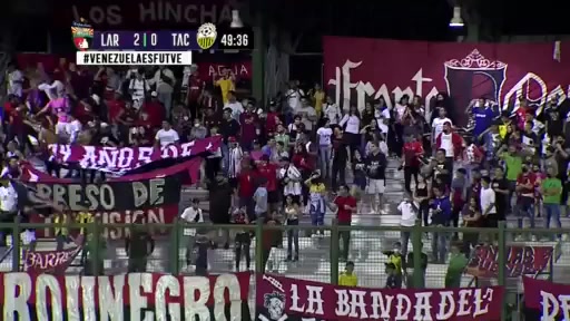 391 Deportivo Lara Vs Deportivo Tachira 50 skor gol , skor 2:0