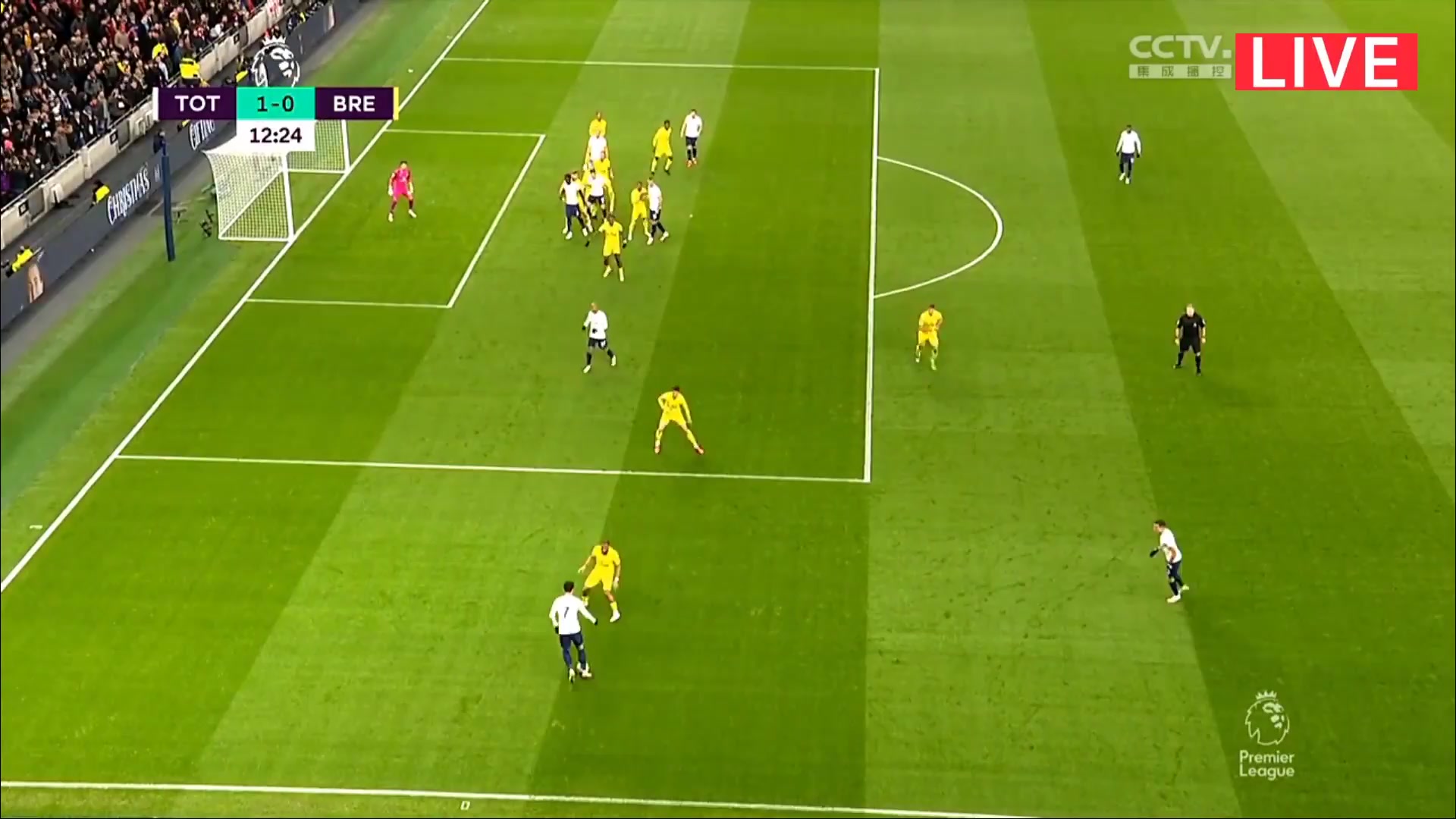 EPL Tottenham Hotspur Vs Brentford 11 phút Sergi CanosVào, ghi bàn 1:0