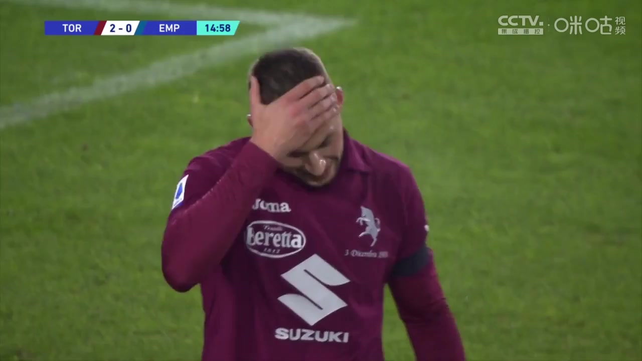 Serie A Torino Vs Empoli Marko Pjaca Goal in 14 min, Score 2:0