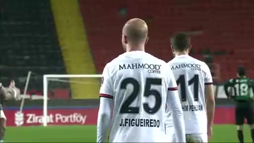 167 Gaziantepspor Vs Sakaryaspor 44 skor gol Joao Vitor BrandAo Figueiredo, skor 3:1