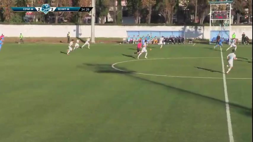 RUS YthC PFC Sochi Youth Vs Zenit St.Petersburg Youth 34 phút Vào, ghi bàn 3:2