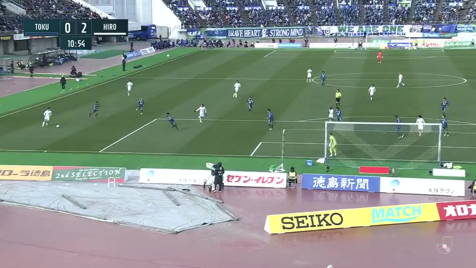 JPN D1 Tokushima Vortis Vs Hiroshima Sanfrecce Sho Sasaki Goal in 10 min, Score 0:2