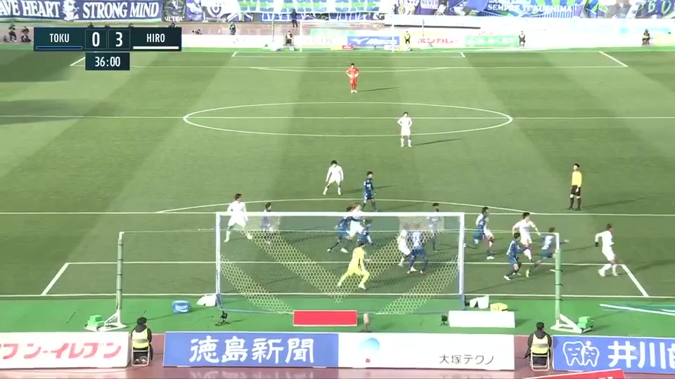 JPN D1 Tokushima Vortis Vs Hiroshima Sanfrecce Ezequiel Santos Da Silva Goal in 35 min, Score 0:3