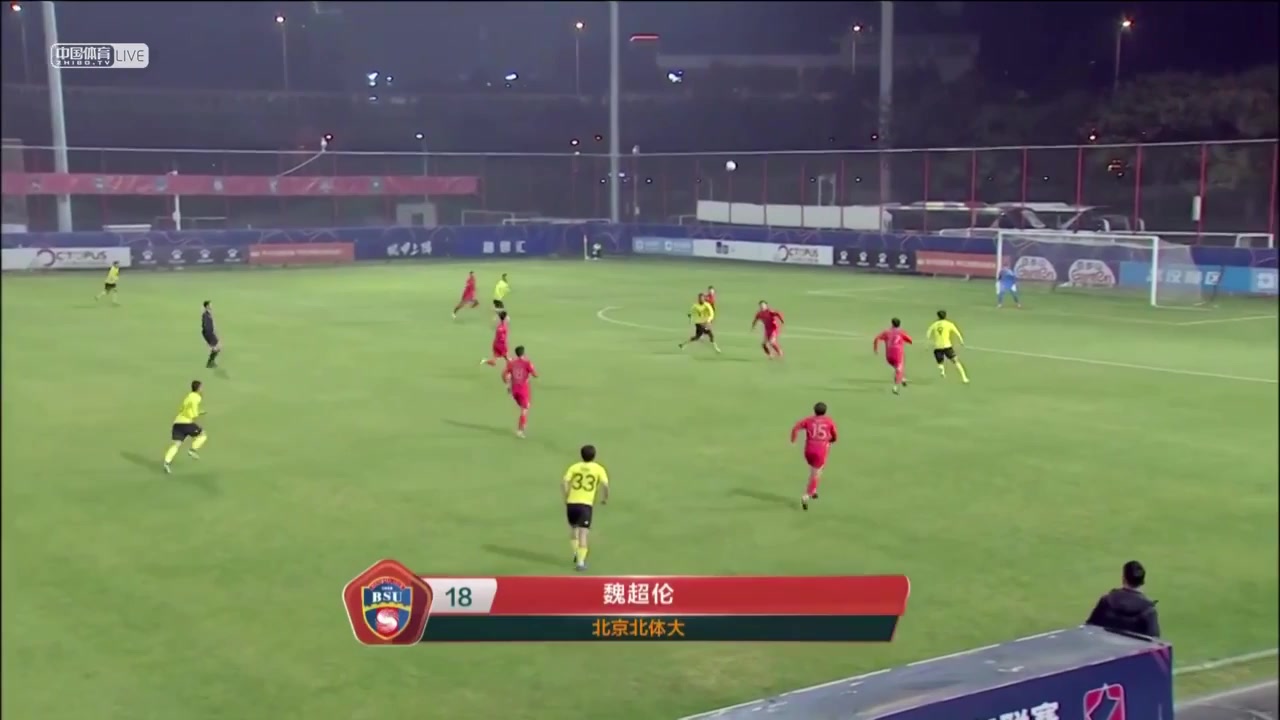 CHA D1 Suzhou Dongwu Vs Beijing BeiKong 50 ทำประตู Wei Chaolun ประตู, ทำคะแนน 1:2