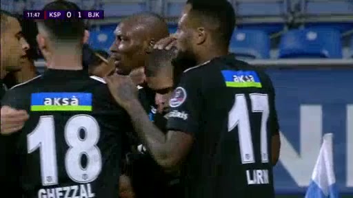 TUR D1 Kasimpasa Vs Besiktas JK 11 phút Can BozdoganVào, ghi bàn 0:1