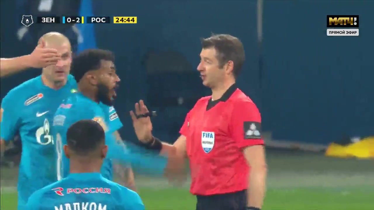 10 Zenit St. Petersburg Vs Rostov FK 24 skor gol Nikolay Komlichenko, skor 0:2