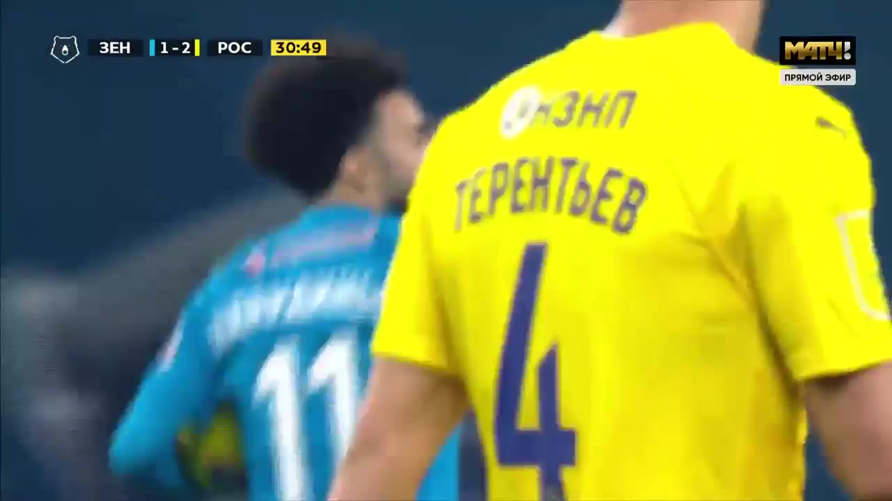 10 Zenit St. Petersburg Vs Rostov FK 30 skor gol Claudio Luiz Rodrigues Parisi Leonel, skor 1:2