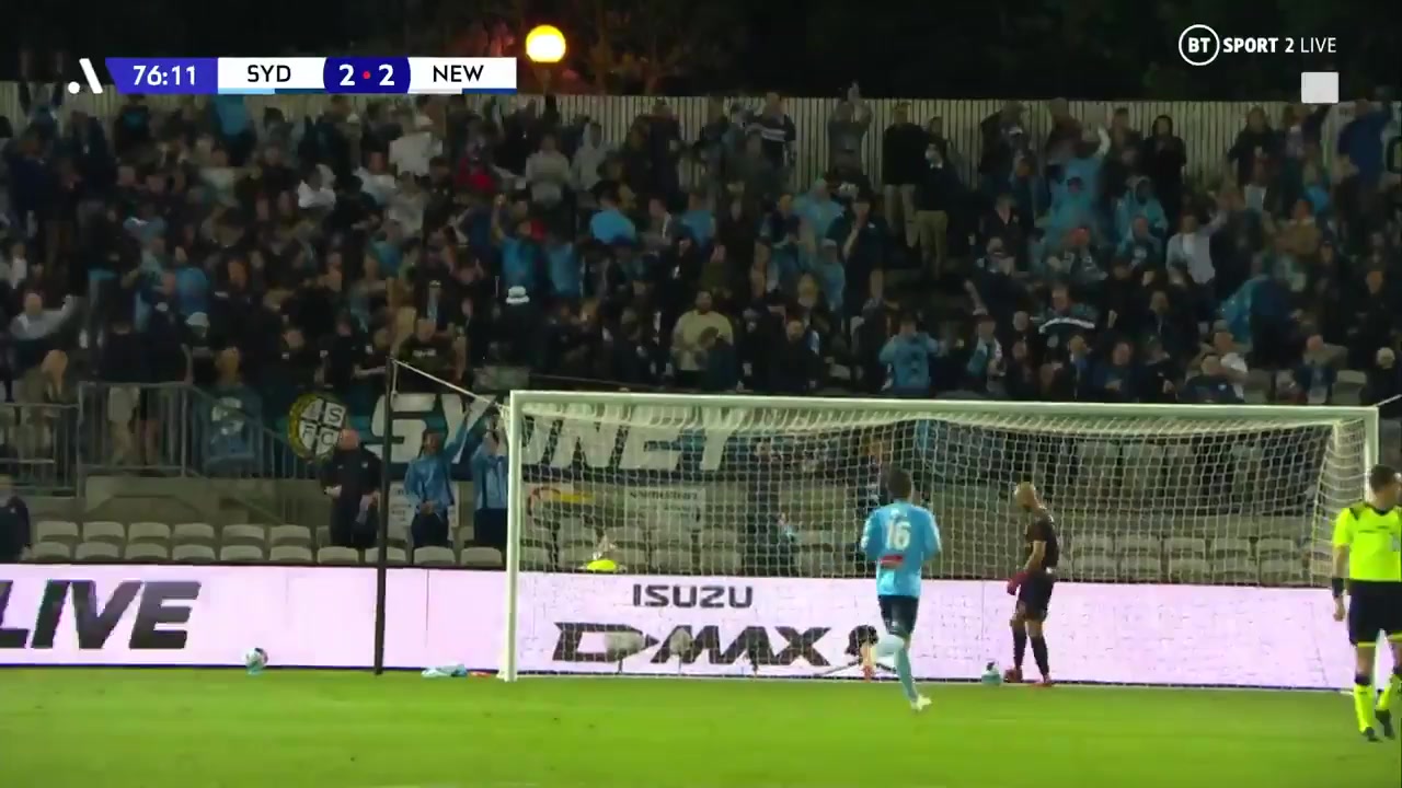 AUS D1 Sydney FC Vs Newcastle Jets 76 phút Vào, ghi bàn 3:2