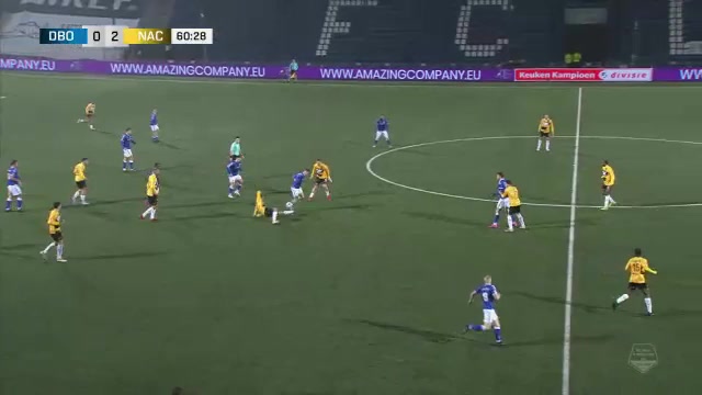 HOL D2 Den Bosch Vs NAC Breda 61 ทำประตู Boris van Schuppen ประตู, ทำคะแนน 0:3