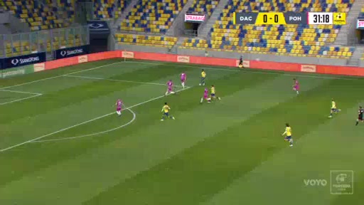 SVK D1 Dunajska Streda Vs Sokol Dolna Zdana Andrija Balic Goal in 31 min, Score 1:0