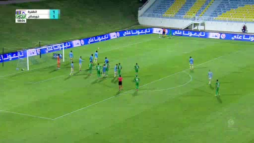 UAE C Al-Dhafra Vs Khor Fakkan Albaroud Goal in 59 min, Score 1:2