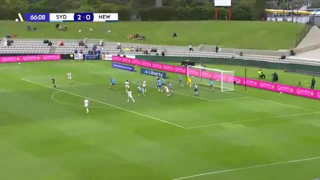 AUS WAL Sydney FC (w) Vs Newcastle Jets (w) Allan Goal in 66 min, Score 2:1