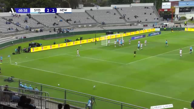 AUS WAL Sydney FC (w) Vs Newcastle Jets (w) Vine Goal in 69 min, Score 3:1