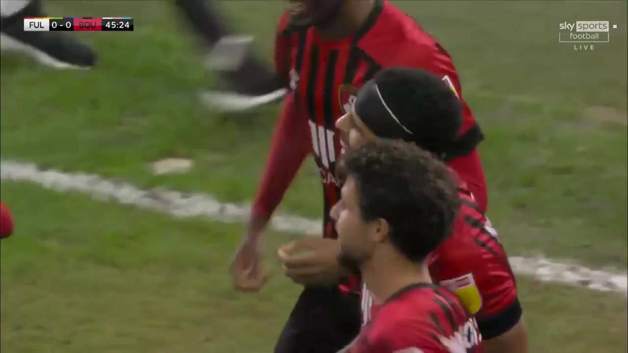 ENG LCH Fulham Vs AFC Bournemouth 46 phút Dominic SolankeVào, ghi bàn 0:1