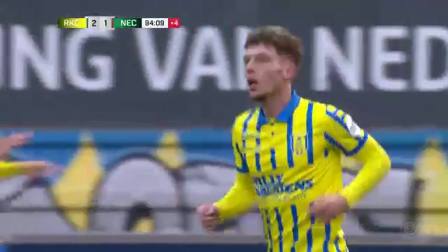 HOL D1 RKC Waalwijk Vs NEC Nijmegen  Goal in 94 min, Score 2:1