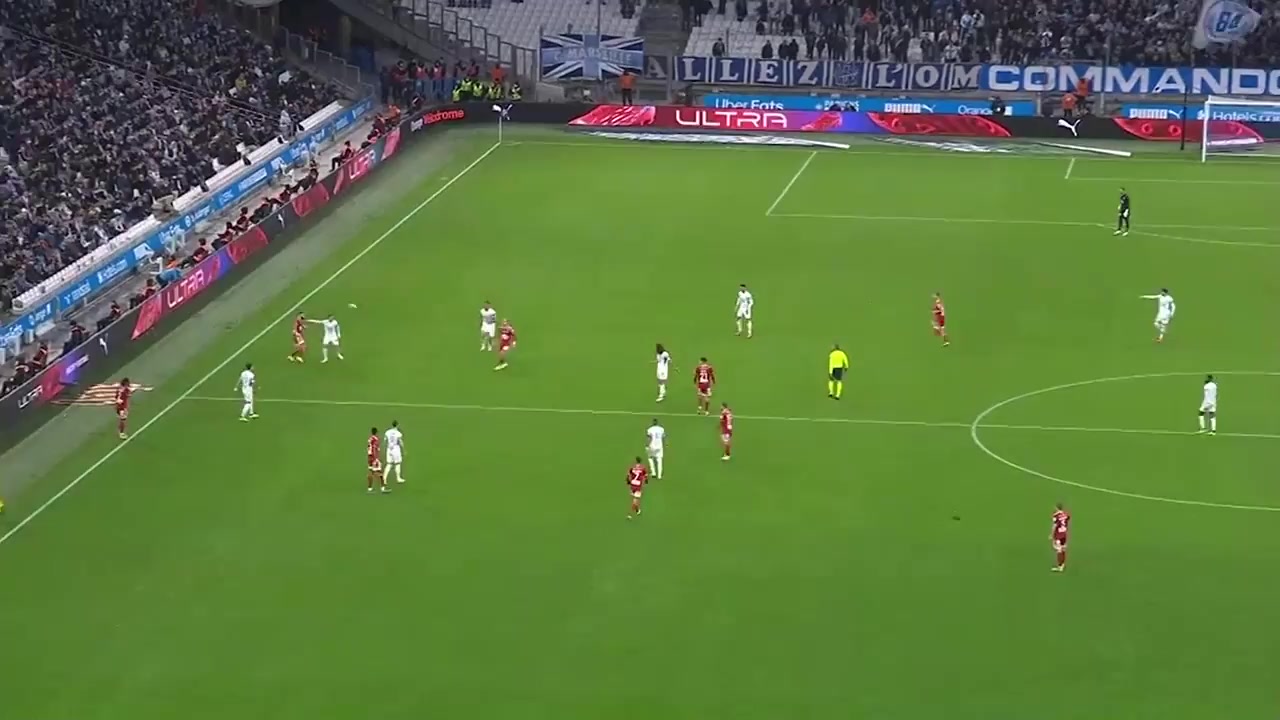 Ligue1 Marseille Vs Stade Brestois 70 phút Franck HonoratVào, ghi bàn 1:2