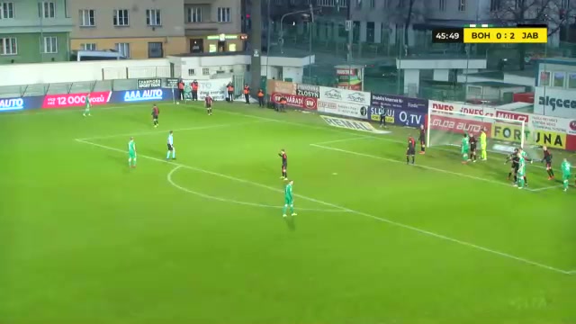 CZE D1 Bohemians 1905 Vs Baumit Jablonec 47 phút David HouskaVào, ghi bàn 1:2